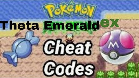 Pokemon theta emerald ex cheat master code