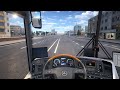 Bus simulator🏔⛽️ ultimate: Driving Mercedes-Benz Bus on Dangerous Mountain Road | 4K Ultra 