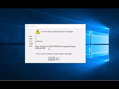 How To Fix Onedrive Startup Java Script Error On Windows 10 Youtube