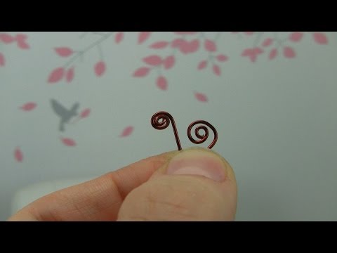 Making Swirls Curls Spirals Loops Wire Wrapping Demo