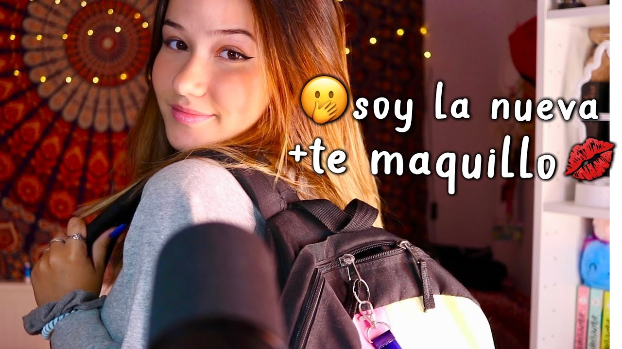 ASMR primer día de clase y nueva compañera✨