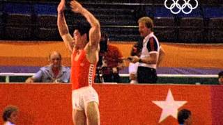 Ning Li Becomes The 'Little Prince Of Gymnastics' - Los Angeles 1984 Olympics