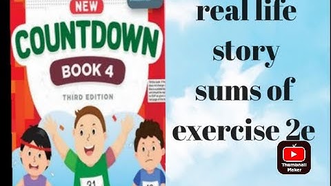 oxford ||new countdown book 4 third edition|| real life story sums of exercise 2e ||easily solved