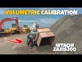 VOLUMETRIC CALIBRATION of Hitachi ZAxis200 Backhoe (Bucket) | Concrete Mix Design Ratio