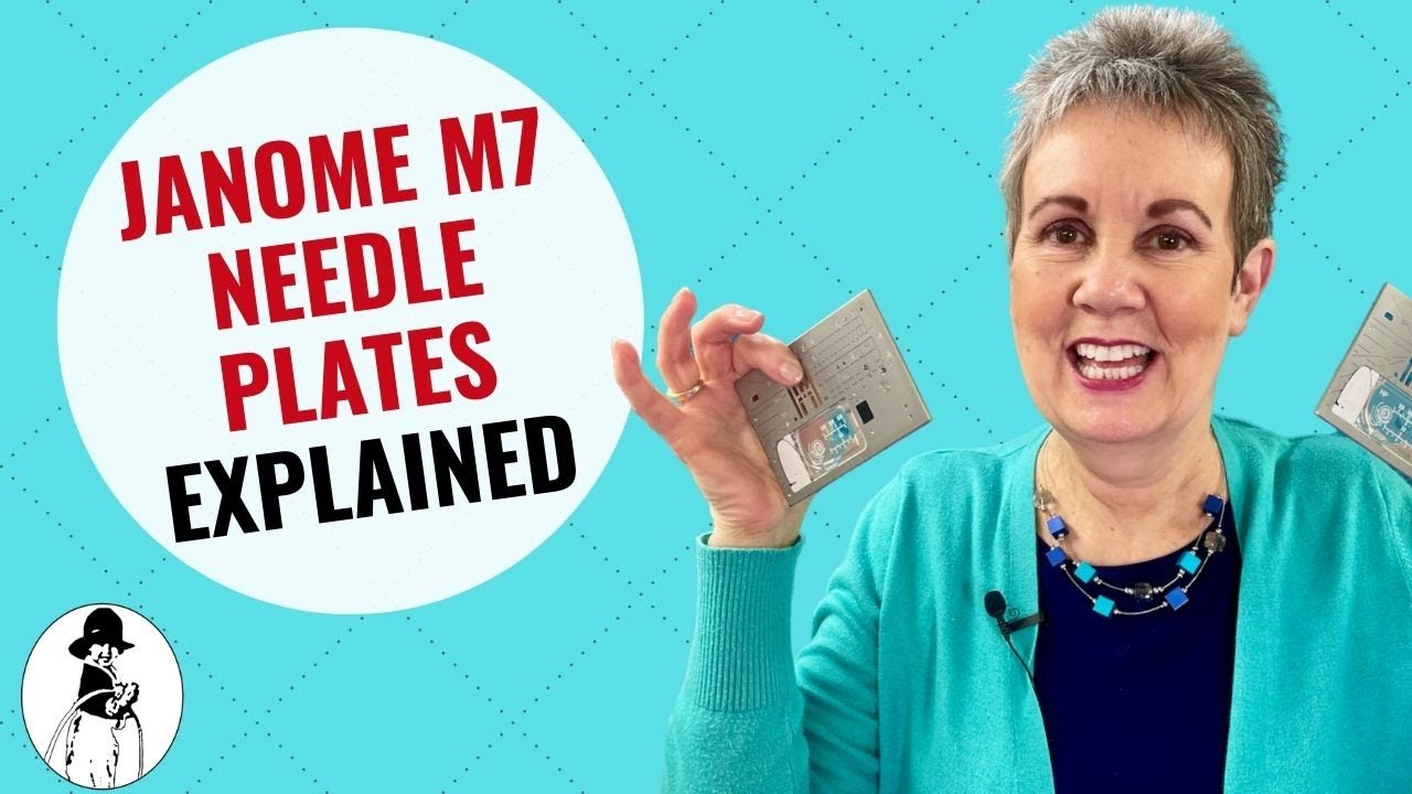 Janome M7 Needle Plates Explained YouTube