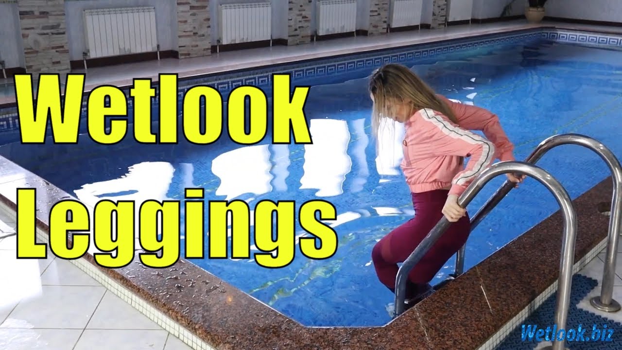Wetlook girl Leggings | Wetlook leggings | Wetlook sport girl