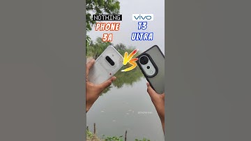 Nothing Phone (3a) vs Vivo T3 Ultra Zoom Comparison #nothingphone3a #vivot3ultra #zoom #shorts