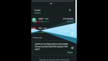 Free 210K USDT. Import private key in TRON wallet and withdraw (Export, Import, Save, Recover) #tron