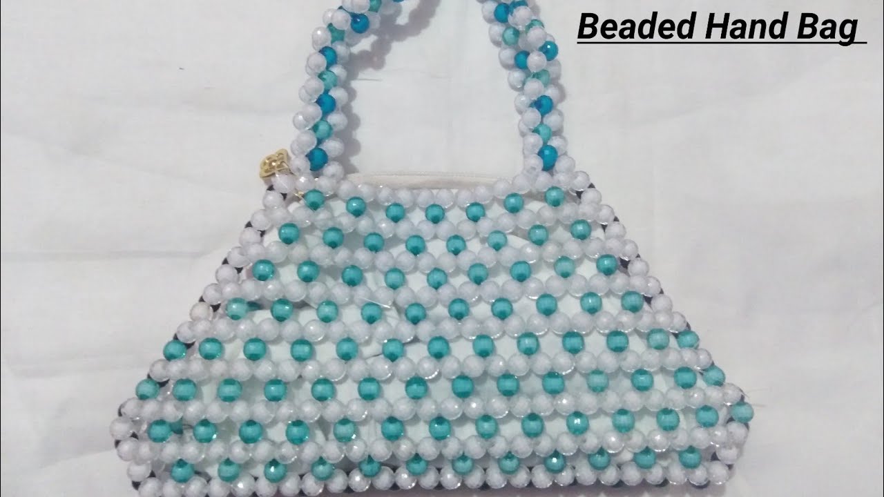 How to make a beaded Hand Bag/Beaded things.পুতি দিয়ে ব্যাগ বানানো।পুতির বেগ।বাংলা টিউটোরিয়াল