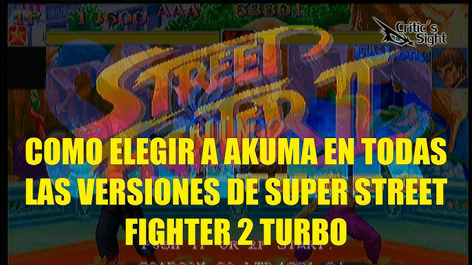 Super Street Fighter 2 Turbo 💥 How to Play as Akuma 🕹️ Arcade Cheat 