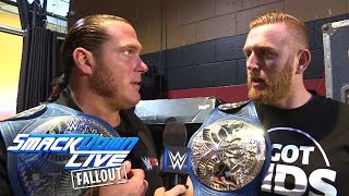 Heath Slater \& Rhyno: Fight or flee?: SmackDown LIVE Fallout, Nov. 22, 2016