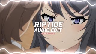 riptide - vance joy [edit audio]