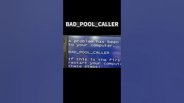 윈도우7,10블루스크린 BAD_POOL_CALLER 해결방법#BAD_POOL_CALLER #0X000000C2