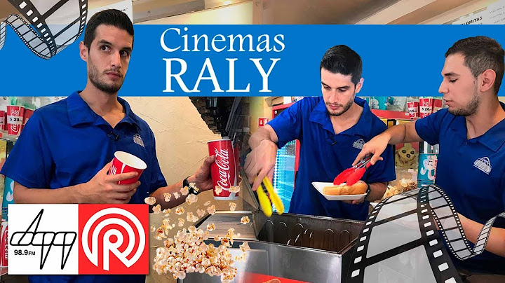 RADAR - Adrián despachando palomitas y chilli dogs en Cinemas Raly
