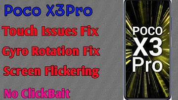 Poco x3 pro Touch Issue Fix | No ClickBait.