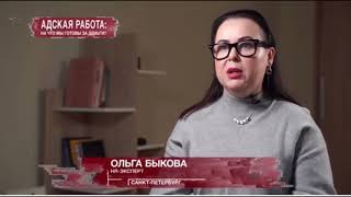 Ольга Быкова на РЕН ТВ. Документальный фильм "Засекреченные списки. Адская работа".