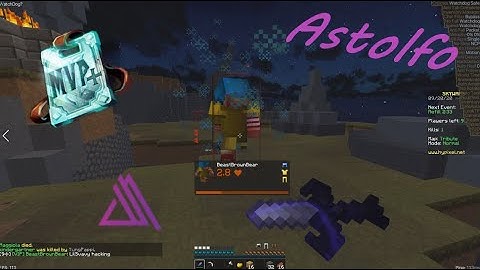 Hacking With [Vip] Rank On Hypixel (Ft Astolfo Hacked Client)