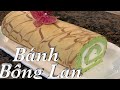 Cách làm bánh bông lan vị lá dứa thơm ngon  - Pandan Swiss Roll - Cuôc Sống Mỹ | Taylor Recipes