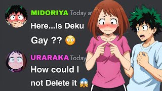 If Midoriya got Uraraka Search History My Hero Academia discord server