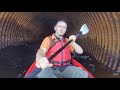 Paddling Through Long Culvert In Kayak, Exploring Collapse