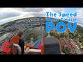 The Speed Water Coaster POV / CoasterFreak