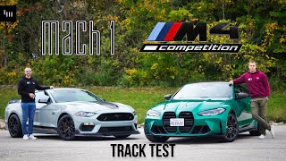 BMW M4 Competition vs Ford Mustang Mach 1 - Track Tested At Road America