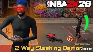 THE ULTIMATE 2 WAY SLASHING PLAYMAKER ON NBA 2K26...