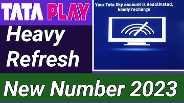 Tata Play Heavy Refresh New Number 2023 // Tata Play Miss Call Number