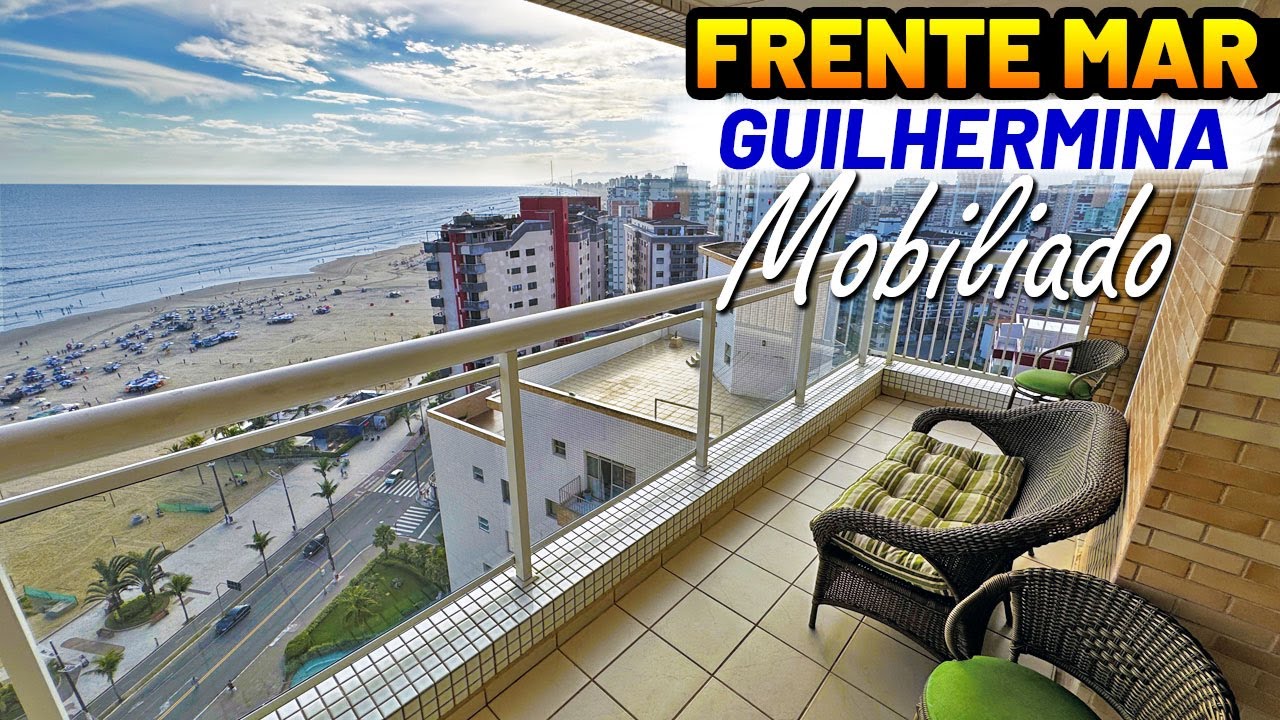 Frente Mar | Mobiliado na Vila Guilhermina em Praia Grande SP Ref. DSL138 