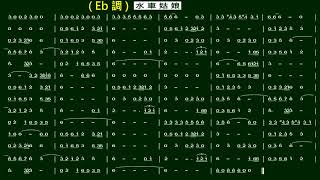 4.水車姑娘-方瑞娥(Eb)K伴奏-(簡譜) 