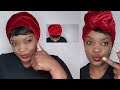 5 Quick and easy head wrap /headscarf/turban styles