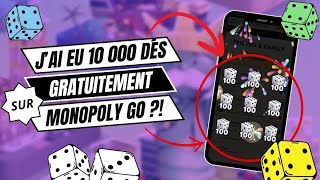 COMMENT AVOIR 10 000 DÉS GRATUITEMENT SUR MONOPOLY GO !?