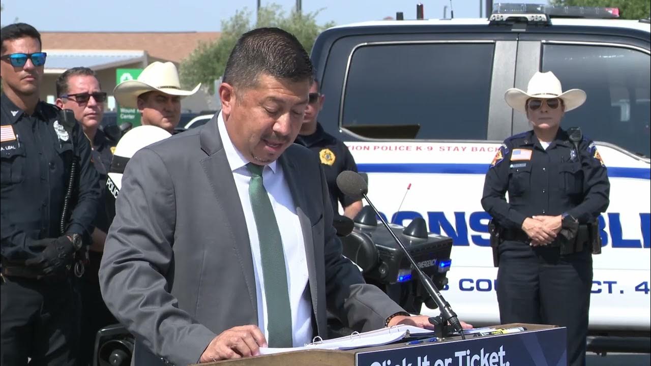 TXDOT "CLICK IT OR TICKET" PRESS CONFERENCE 051822 YouTube