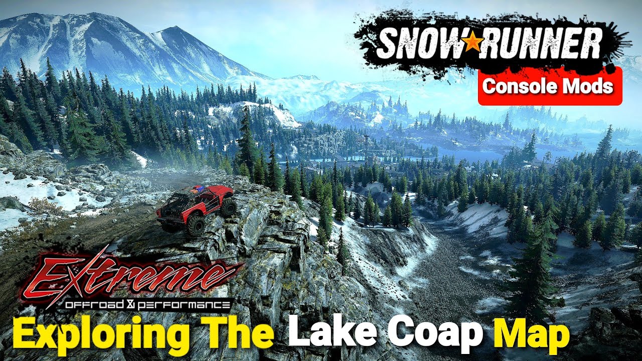 Exploring The Lake Coap Map In Snowrunner Phase 7 Update
