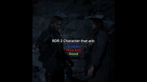 RDR 2 Characters that are broken, pure evil or good #edit #reddeadredemption #arthurmorgan #micah