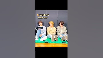 sungwon and their never ending marriage proposals #jungwon #sunghoon #sungwon #enhypen #fyp #fypシ