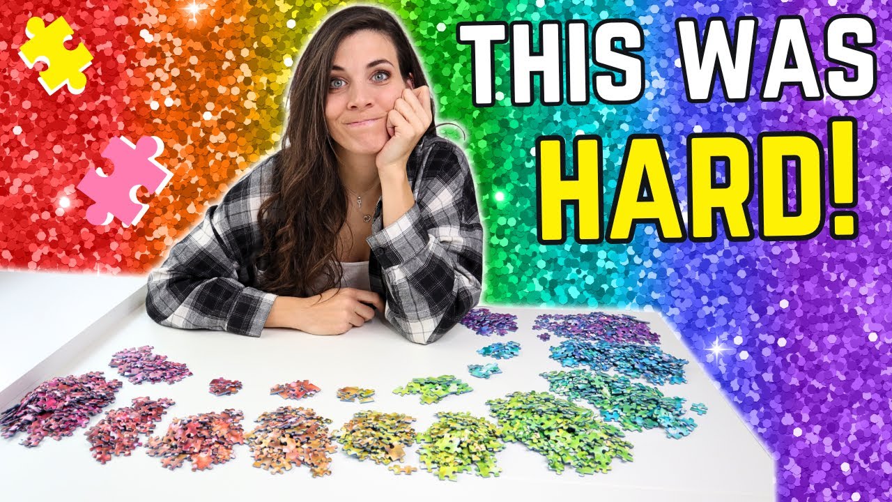 Glitter Puzzle Build: Why This Was WAY Harder Than I Expected