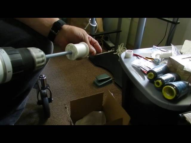 How to Transfer Thread from Cone to Spool for Serger 