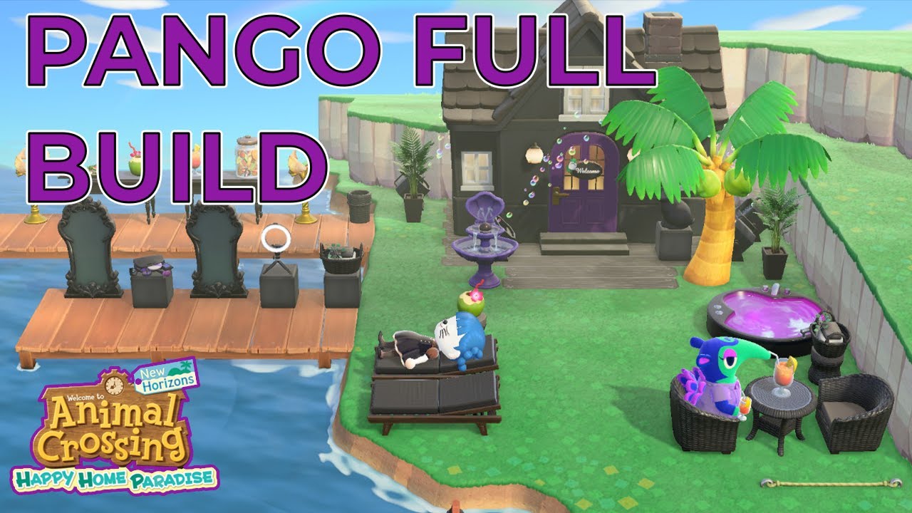 Pango Beauty Salon Full Build - 5th House - ACNH Happy Home Paradise -  YouTube