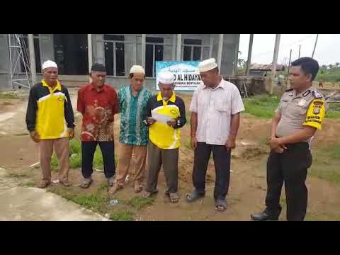 Deklarasi anti hoax Pengurus Masjid Raya Al Hidayah Desa Gembira Kec. Gaung Kab. Inhil.