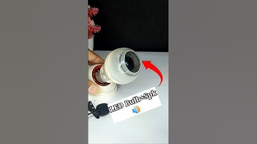 LED Bulb ❌ Bluetooth Speaker ✅ #experiment #diy #shorts #speaker