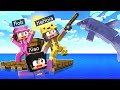 PORTO I MIEI AMICI su una ZATTERA SPERDUTA! - Minecraft Raft
