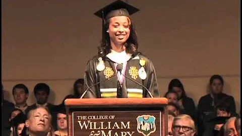 Commencement 2012: Danielle Greene's student remarks