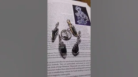 Moldavite with Herkimer diamond, only 5 pendants left. link bellow