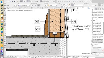 ArchiCAD 21 House Project - part 31 - detail markers and 2D detailing
