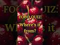 Can you guess the country by its food? 🥐 Food Quiz  #shorts #quiz