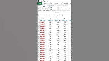 Get rid of unwanted moving rows and columns - Freeze Pan Trick #shorts  #excel #microsoftoffice