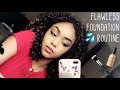 FLAWLESS FOUNDATION ROUTINE | Curlycrownz