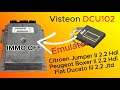 Visteon DCU102 immo off Emulator Fiat Ducato Citroen Jumper Peugeot Boxer 2006 - 2014 👍