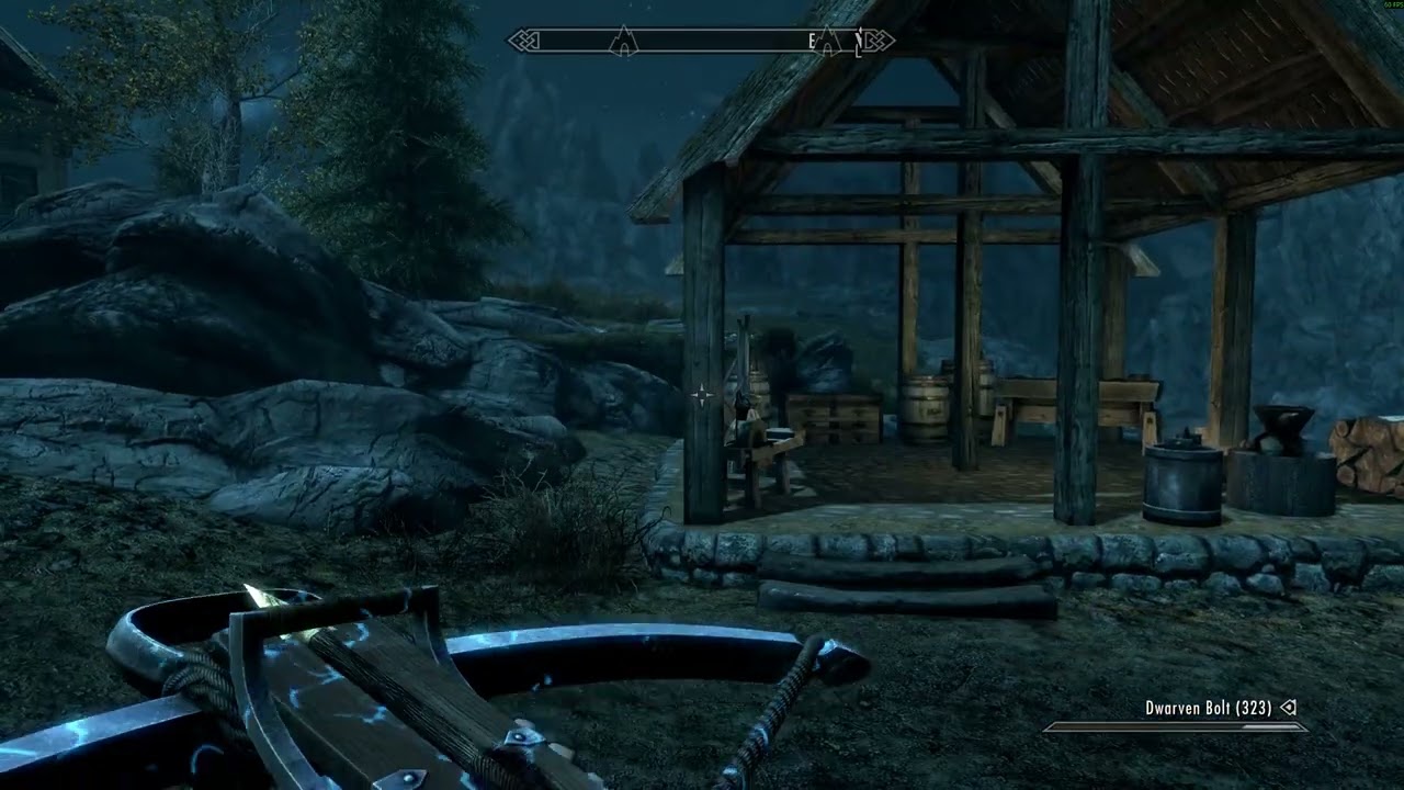 Skyrim - Crossbow Animation Canceling Trick
